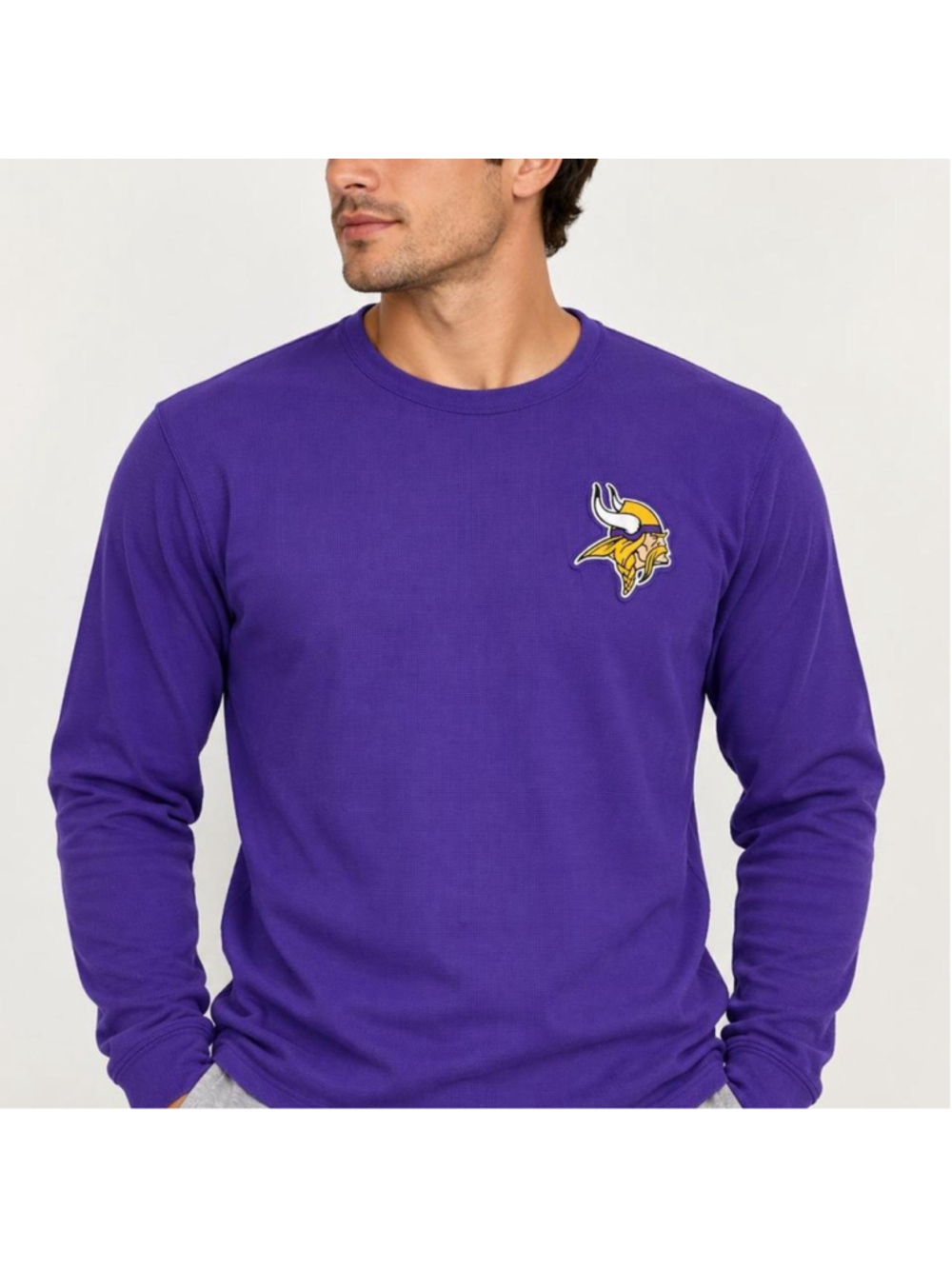Nike NFL Minnesota Vikings purple long sleeve shirt, size L